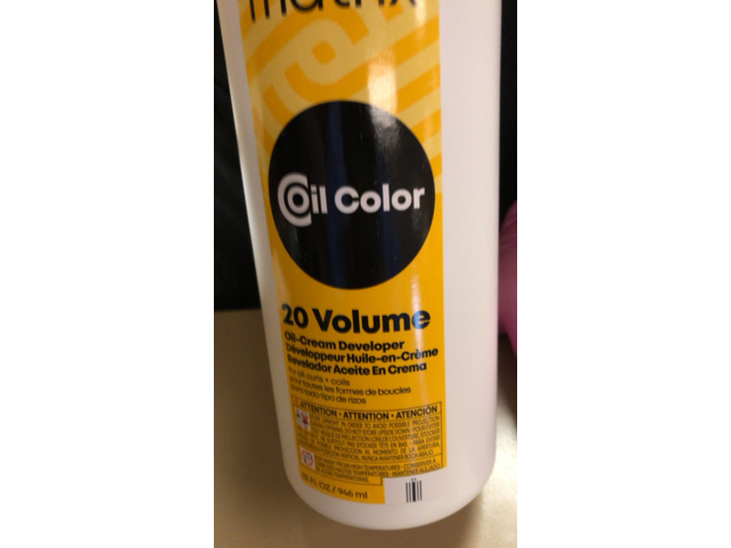 Matrix Coil Color Cream Developer, 20 Volume, 32 fl oz/946 mL