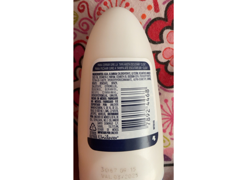 Dove Antiperspirant Roll On, Original, 50mL