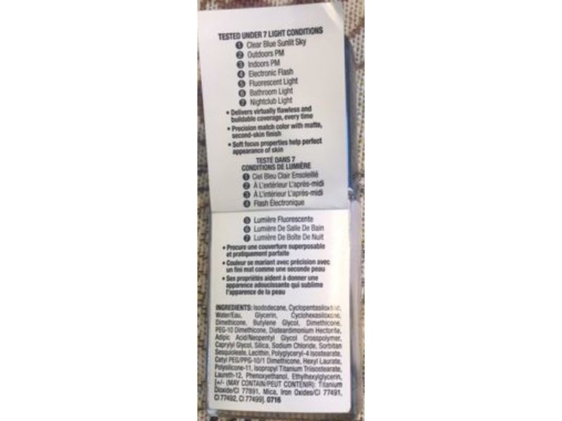 wet n wild PhotoFocus Foundation, Soft Ivory, 1 fl oz/30 mL