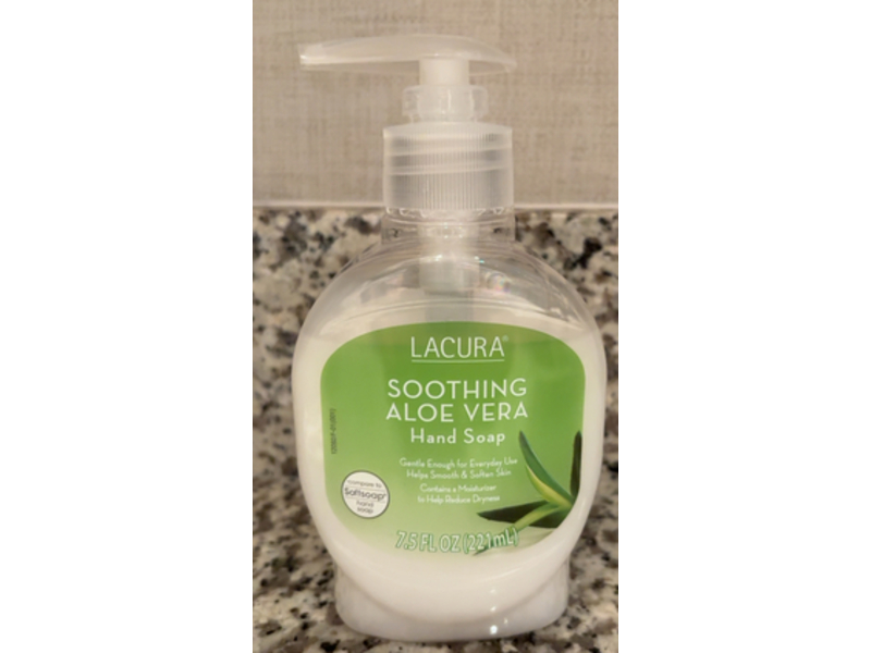 Lacura Soothing Aloe Vera Hand Soap, 7.5 fl oz/221mL
