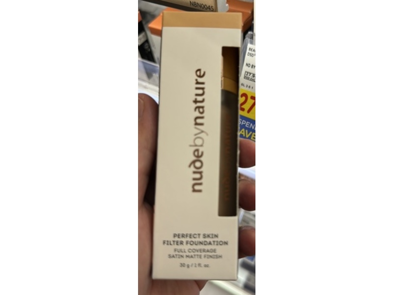 Nude By Nature Foundation, N5 Champagne, 1 fl oz/30 g