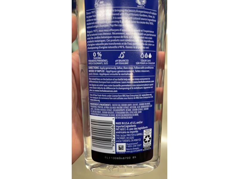 Herbal Essences Bio: Renew Refresh Shampoo, Blue Ginger, 13.5 fl oz/400 mL