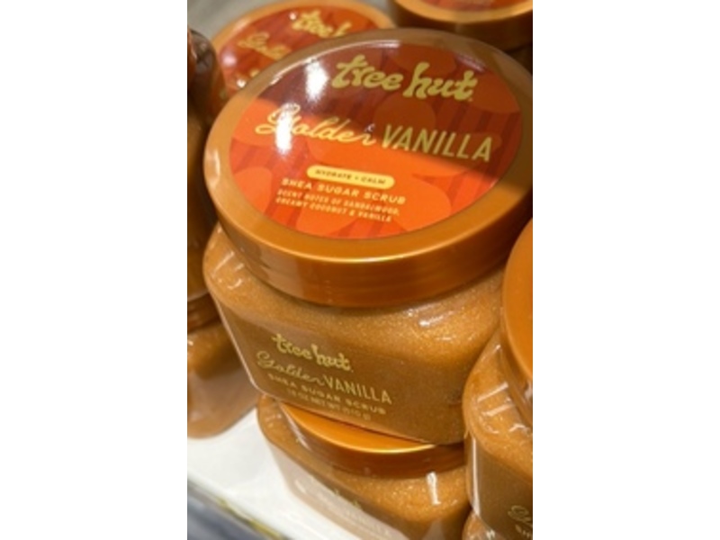 Tree Hut Shea Sugar Scrub, Golden Vanilla, 18 oz/510 g