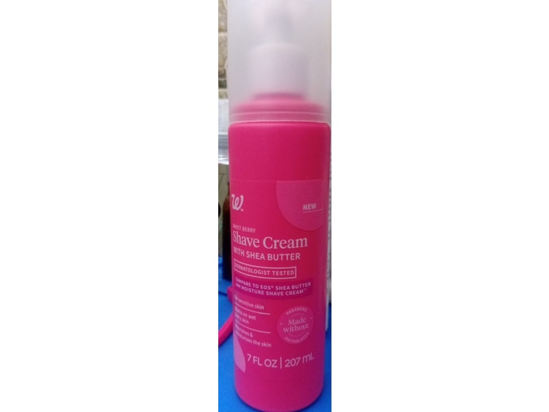 Walgreens Shave Cream, Sweet Berry, 7 fl oz/207 mL