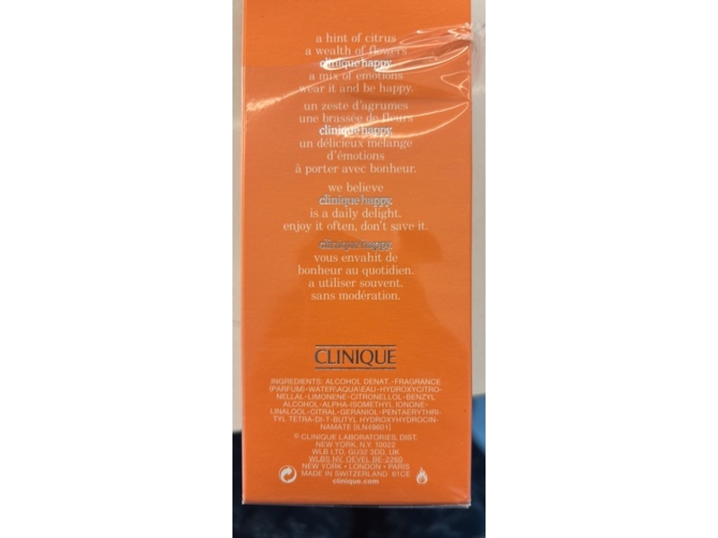 Clinique Happy. Perfume Spray, 3.4 fl oz/100 mL