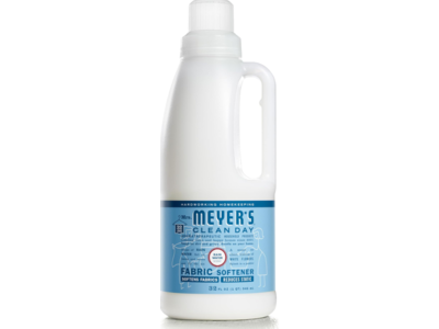 Mrs. Meyer's Clean Day Fabric Softener, Rain Water, 32 Loads, 32 fl oz/946 mL