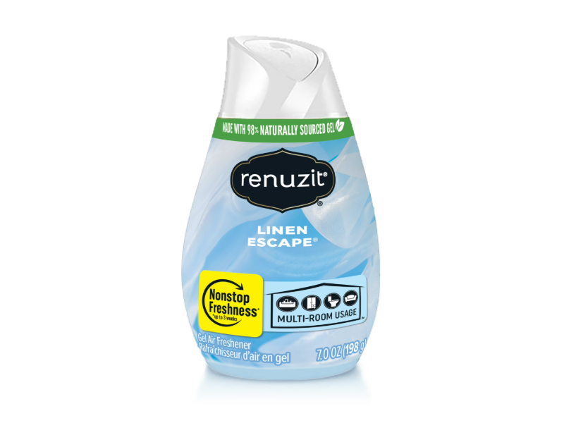Renuzit Linen Escape Gel Air Freshener, 7.0 oz/198 g