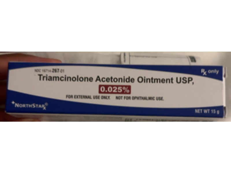 Triamcinolone Acetonide Ointment 0.025%, 15 g, Northstar (Rx)