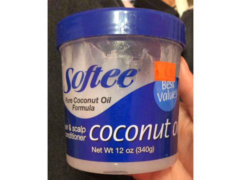 Softee Hair & Scalp Conditioner, Coconut Oil, 12 oz/340 g