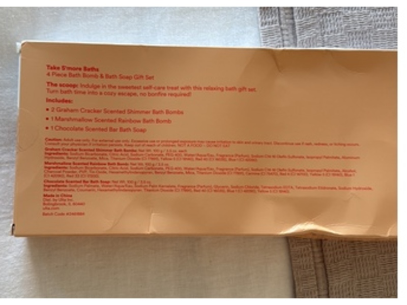 Ulta Beauty Collection Bath Bombs, Take S'more Baths, 4 Count