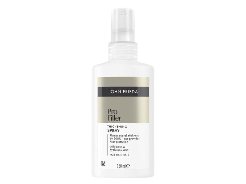 John Frieda Ultra filler + Thickening Spray, Biotin & Hyaluronic Acid, 5.0 oz/150 mL