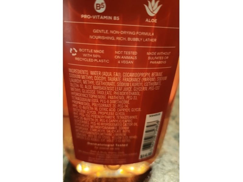 Bath & Body Works Bright Christmas Morning Body Wash, Pro=Vitamin B5 + Aloe, 10 fl oz/295 mL