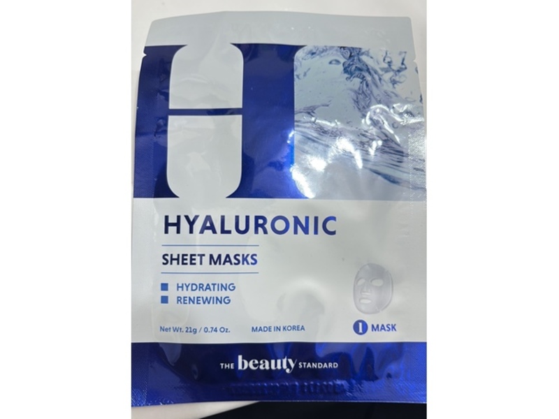 The Beauty Standard Hyaluronic Acid Sheet Face Mask, 0.74 oz/21 g