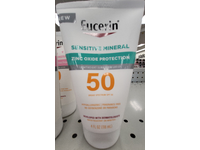 Eucerin Lightweight Sunscreen Lotion, Sensitive Mineral, SPF 50, 4 fl oz/118 mL - thumbnail 2