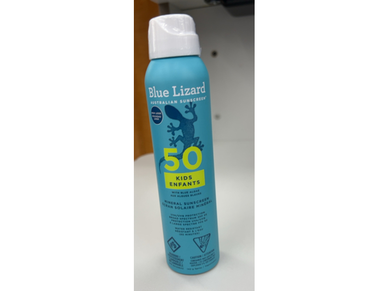 Blue Lizard Kids Mineral Sunscreen Spray, SPF 50, 5 fl oz/142 g