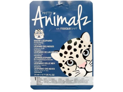 Pretty Animalz​ Snow Leopard Sheet Mask, 0.71 fl oz/21 mL, 1 Count