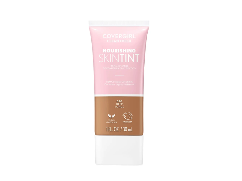 CoverGirl Clean Fresh Skin Milk Foundation, 620 Deep , 1 fl oz/30 mL