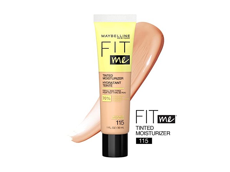 Maybelline Fit Me Tinted Moisturizer,115, 1 fl oz/30 mL