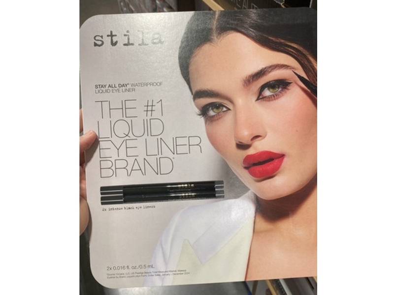 Stila Stay All Day Liquid Eyeliner, Intense Black, 0.016 fl oz/0.5 mL, Pack Of 2