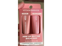 Vitamasques Lip Butter Balm Duo, Caramel & Pink Vanilla, 0.17 fl oz/5 mL, Pack Of 2 - thumbnail 2