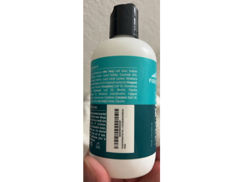 Purely Northwest Body Wash, Tea Tree & Peppermint, 9 fl oz/266 mL