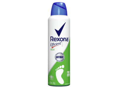 Rexona Efficient Antibacterial Deodorant Foot Spray, Fresh, 88 g/153 mL