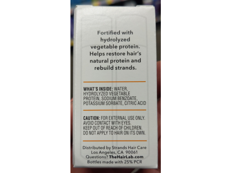 The Hair Lab By Strands, Rebuild Boost Dose Set, 04 Rd, 0.2 fl oz/6 mL