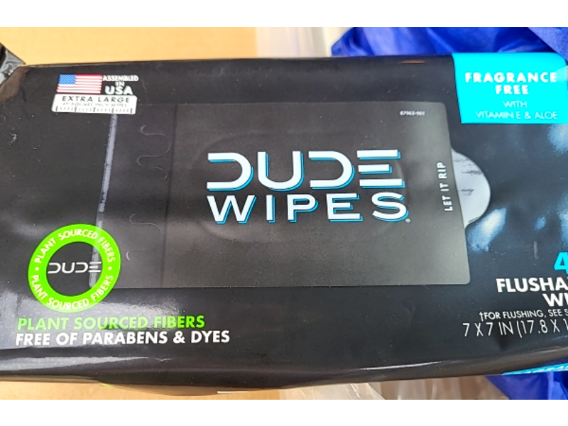 Dude Wipes Flushable Wipes, Extra Large, 48 Count