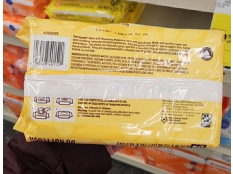 CVS Health Ultra Soft Cleansing Wipes, 64 Wipes