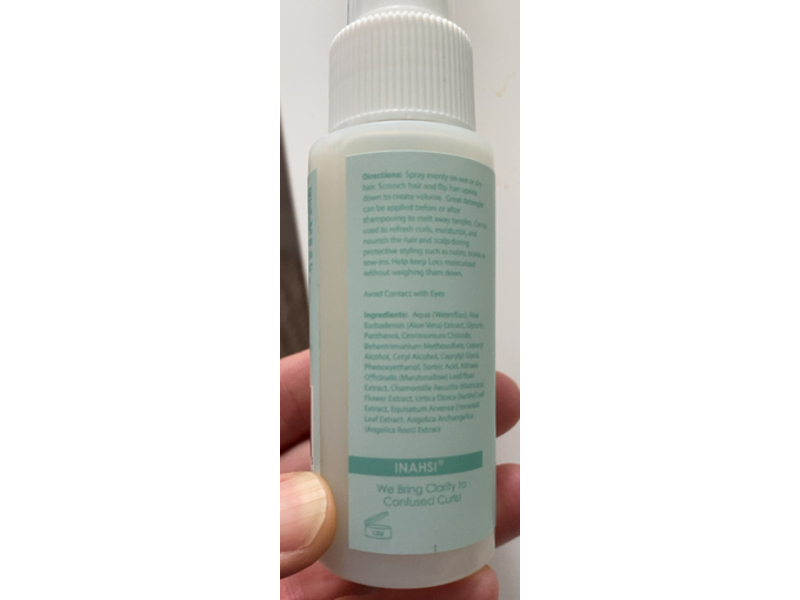 Inahsi Moisture Supreme Leave In Hydrating Mist, 2 oz/57 g