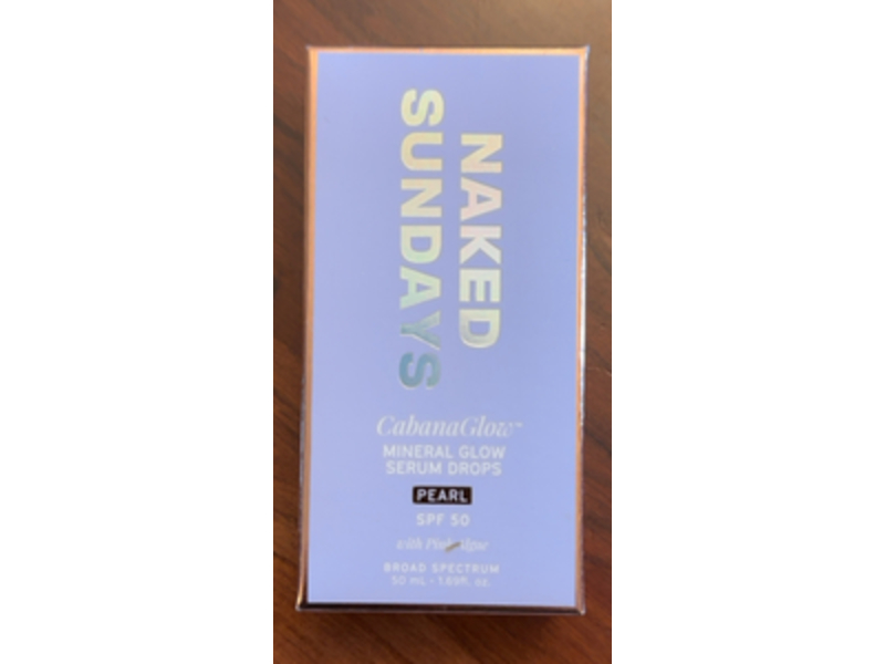 Naked Sundays Mineral Glow Serum Drops, Pearl, 1.69 fl oz/50 mL