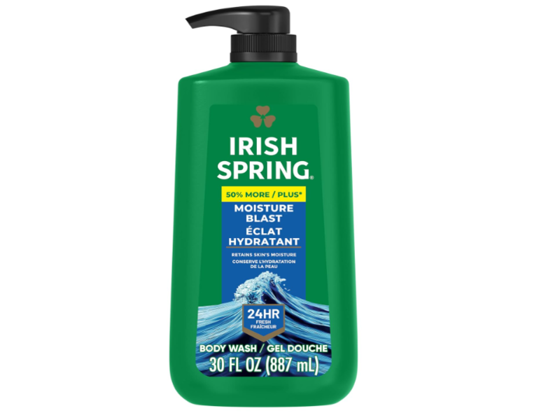 Irish Spring Moisture Blast Body Wash, 30 fl oz/887 mL