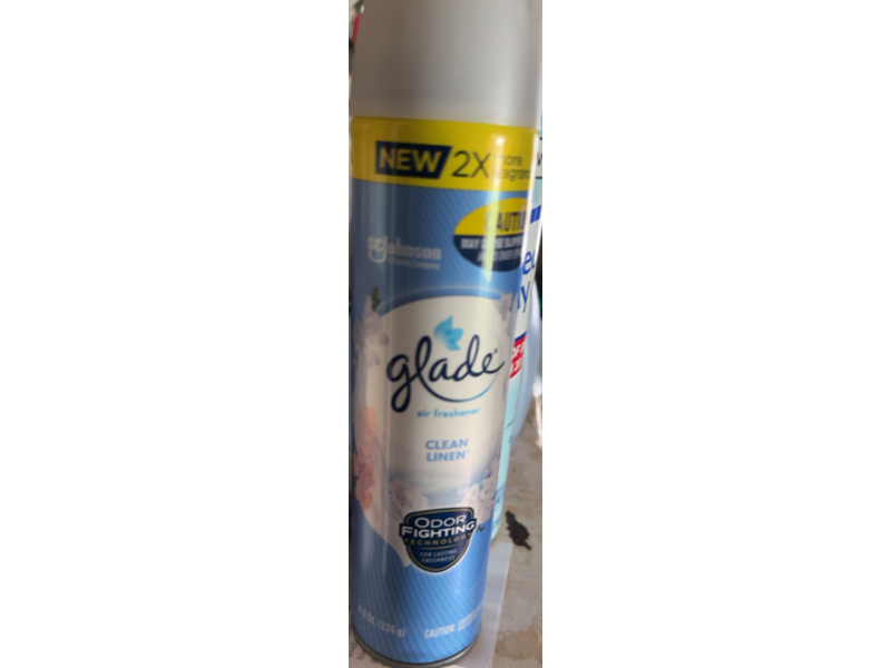 Glade Air Freshener Room Spray, Clean Linen, 8.3 oz/235 g, 6 Count