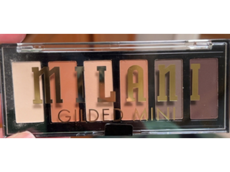 Milani Gilded Mini Eyeshadow Palette, Whiskey Business, 0.02 oz/0.66 g