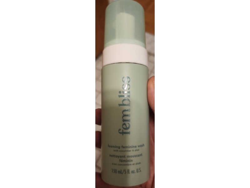 Fembliss Foaming Feminine Wash, Cucumber & Aloe, 5 fl oz/150 mL