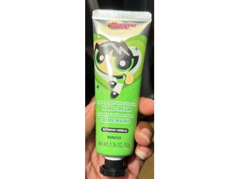 Miniso The Powerpuff Girls Collection Hand Cream, Buttercup, 1.76 oz/50 g