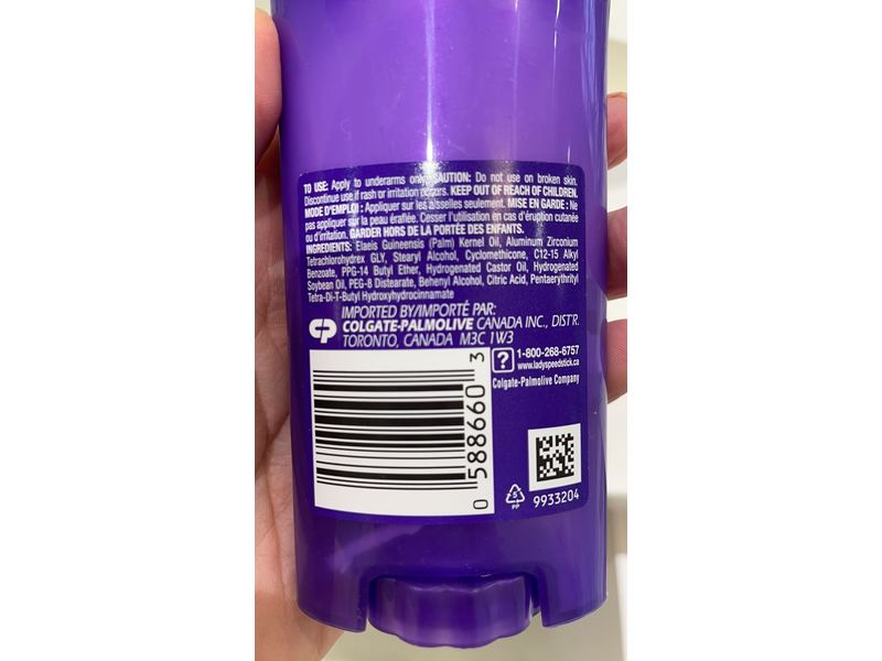 Lady Speed Stick Invisible Antiperspirant, Unscented, 70 g