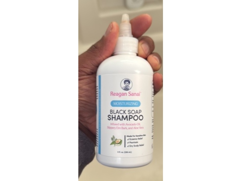 Reagan Sanai Moisturizing Shampoo, Black Soap, 8 fl oz/236 mL