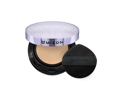 Mizon Vegan Collagen Cushion, #21 Light Beige Medium SPF38 PA++, 0.52 oz/15 g, 2 Count