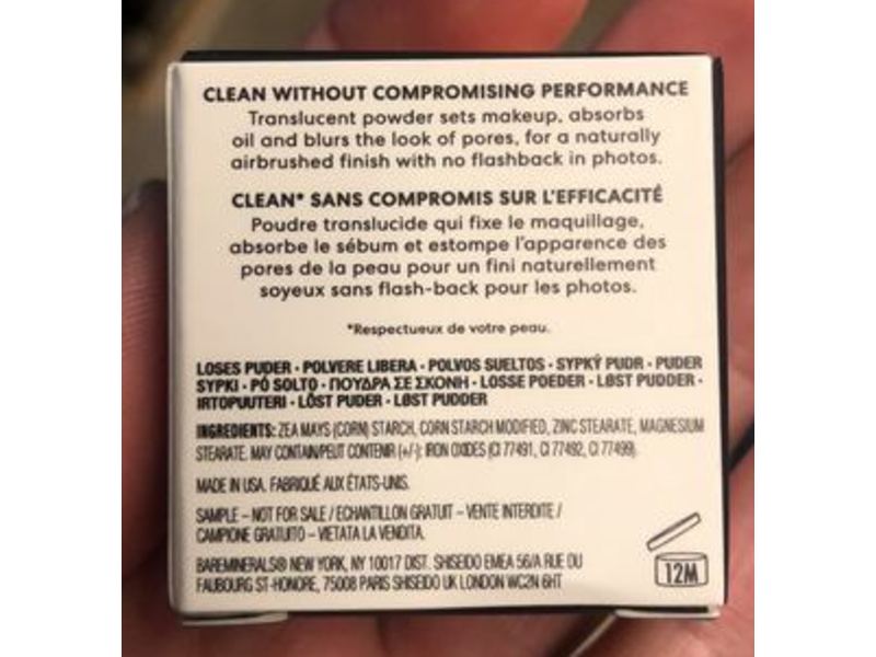 Bare Minerals Loose Setting Powder, Original, 0.03 oz/0.75 g