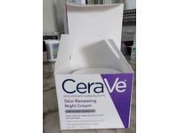 CeraVe Skin Renewing Night Cream Face Moisturizer, Peptide Complex, 1.7 fl oz/48 g - thumbnail 2