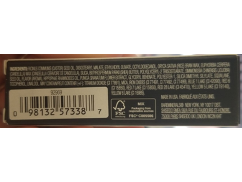 Bareminerals Mineralist Hydra-Smoothing Lipstick, Balance, 0.12 oz / 3.6 g