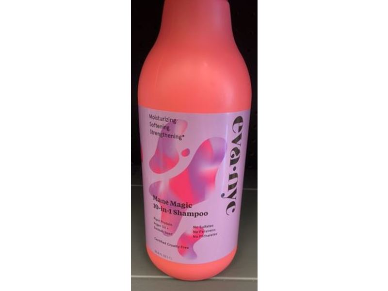 eva nyc Mane Magic 10-in-1 Shampoo, Argan Oil + Baobab Seed, 33.8 fl oz/1 L