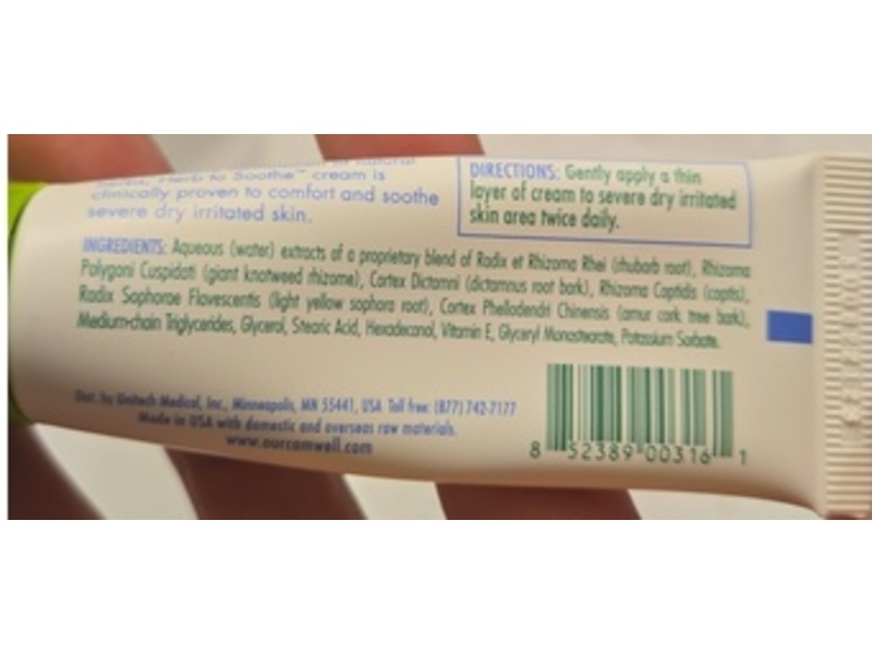 CamWell Herb To Soothe Maximum Strength Cream, 0.63 fl oz/21 g