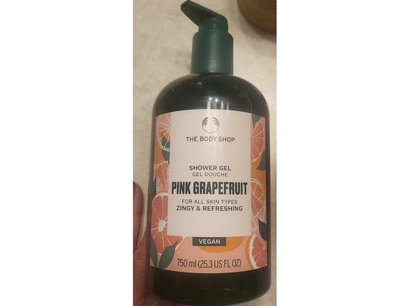 The Body Shop Shower Gel, Pink Grapefruit, 25.3 fl oz/750 mL