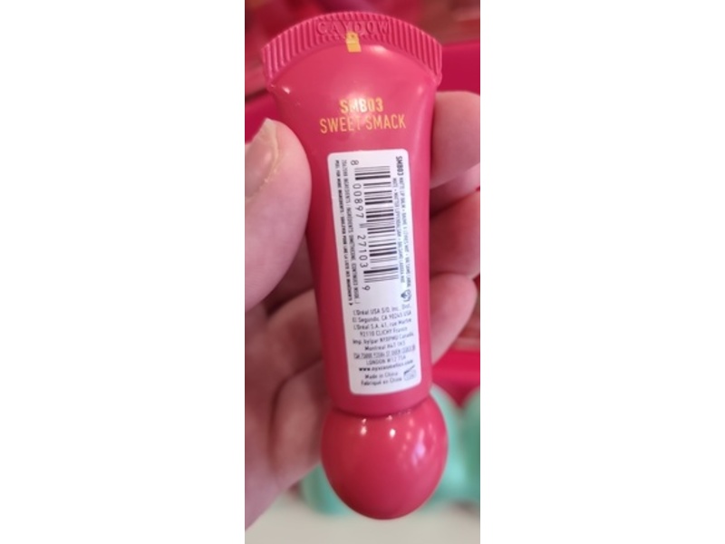 Nyx Professional Makeup Smushy Matte Lip Balm, Sweet Smack, 0.27 fl oz/8 mL