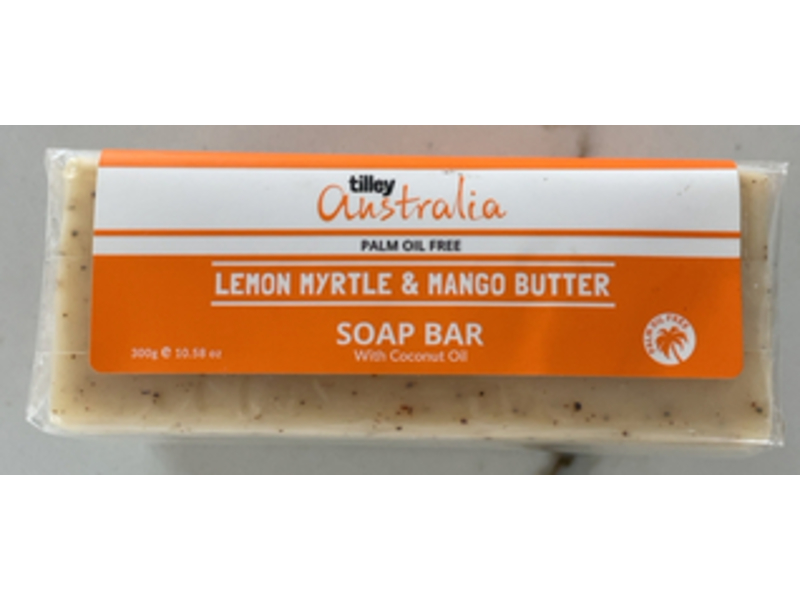 Tilley Australia Soap Bar, Lemon Myrtle & Mango Butter, 10.58 oz/300 g