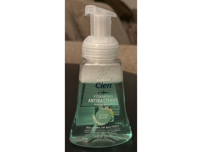 LiDL Cien Foaming Antibacterial Hand Wash, Crisp Pear, 7.5 fl oz/222 mL