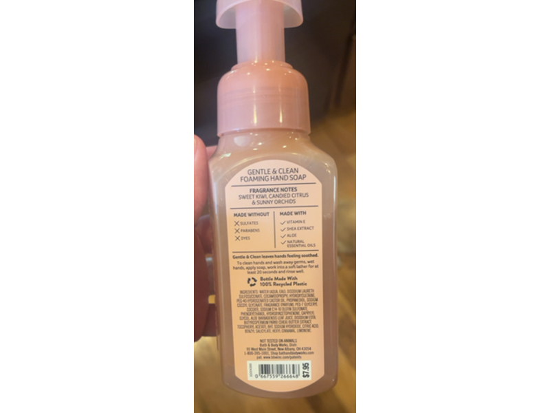 Bath & Body Works Foaming Hand Soap, Pink Kiwi Berry, 8.75 fl oz/259 mL