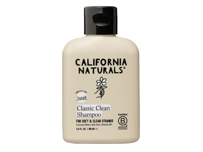 California Naturals Classic Clean Shampoo, Toasted Coconut, 3.4 fl oz/100 mL